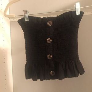 Strapless Cropped Top- NWOT